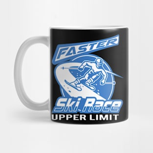 Faster Skiing Winter Sports Race Mug